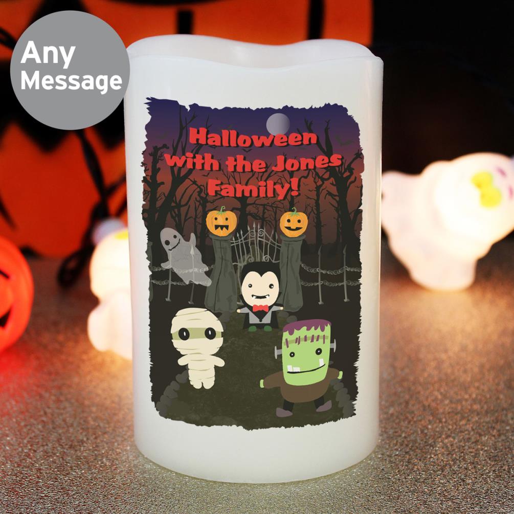 Personalised Halloween LED Candle Extra Image 2
